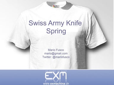 Swiss army knife Spring