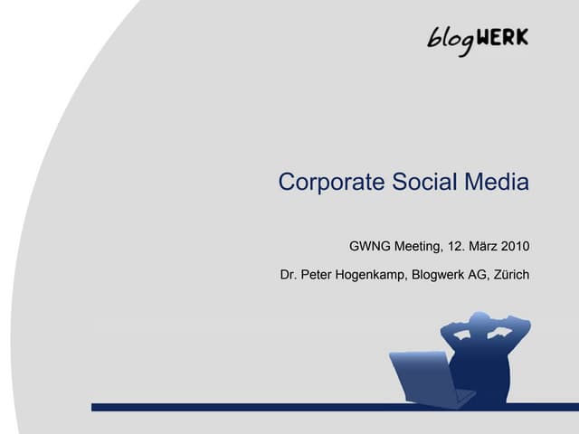 Social Media for Companies