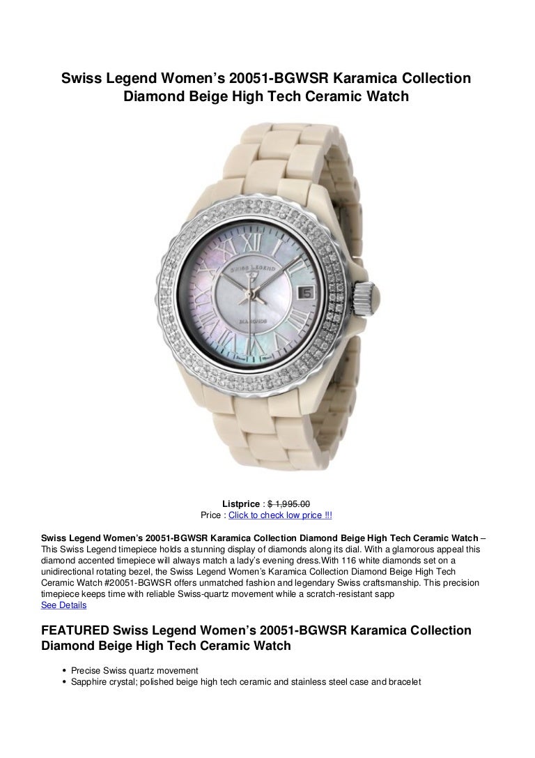 swiss legend karamica diamond