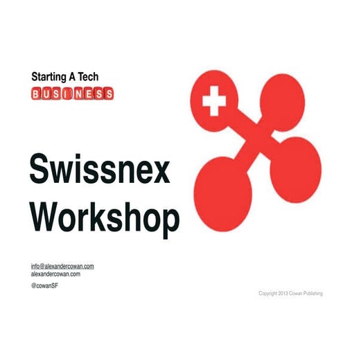 Swissnex Workshop on Venture Design