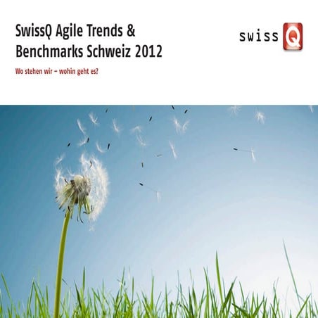  SwissQ Agile Trends & Benchmarks 2012 (Deutsch)
