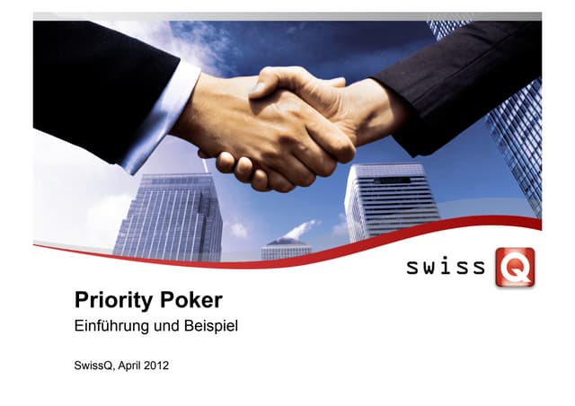 Einführung Priority Poker (De)