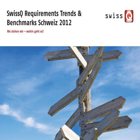 Agile and Requirements Trends &amp; Benchmarks 2012 (Deutsch)