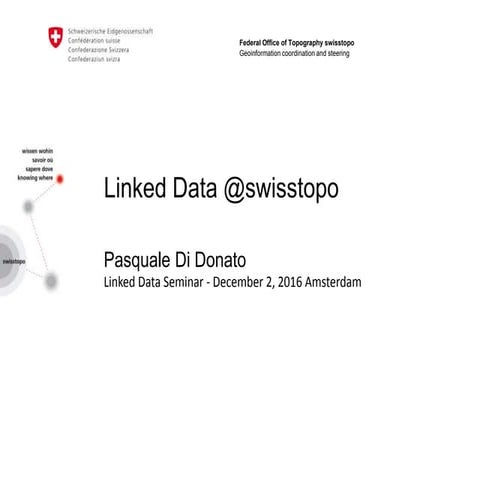 Linked data in the swiss federal data infra