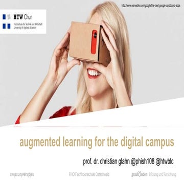 Augmented Learning for the Digital Campus