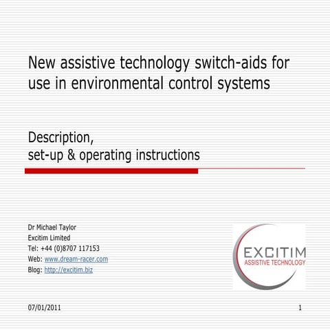 New switch designs set-up and operating instructions | PDF