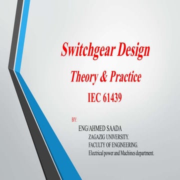 Switchgear presentation