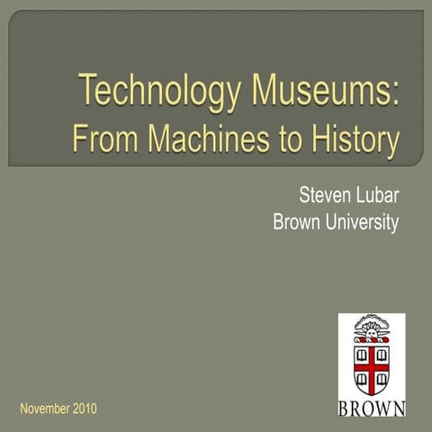 American Museums of the History of Technology
