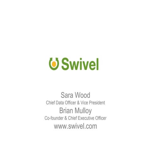 Swivel Overview June 2007