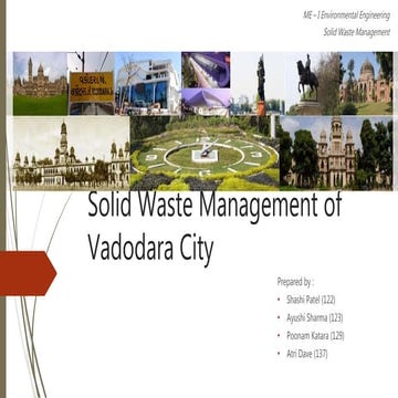 Solid Waste Managememnt of Vadodara City