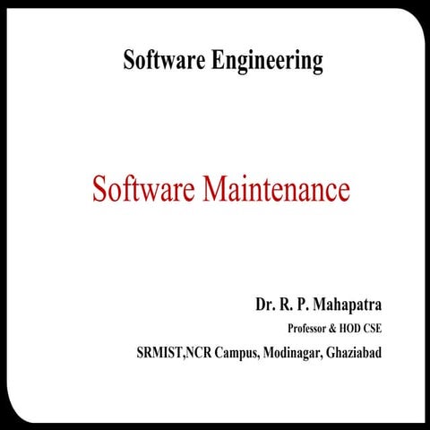 Sw Maintenance.ppt