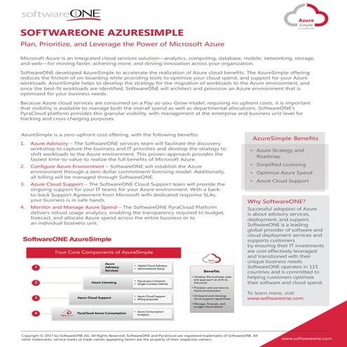 Swo azure simple_customer-onepage overview