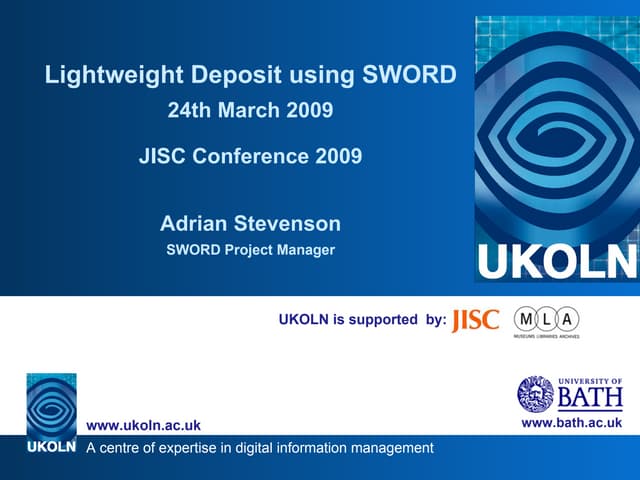 Lightweight Deposit using SWORD