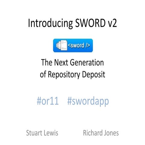 Module 1 - An Introduction To SWORD | PPTX