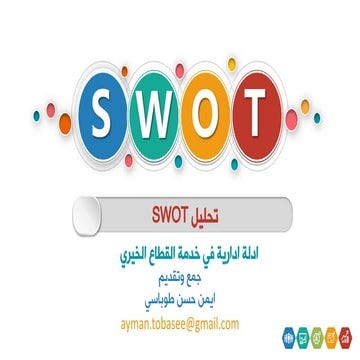 ادلة ادارية في خدمة القطاع الخيري التحليل الرباعي-Swot-1