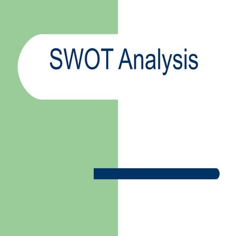 Swot analysis
