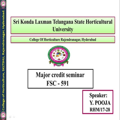 SWOT analysis of horticulture exports