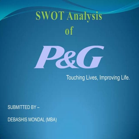 Swot analysis p&g