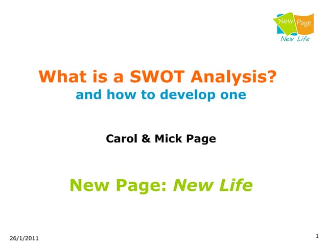 Swot Analysis Seminar