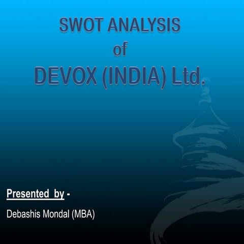 Devox india limited Case Study | PPTX