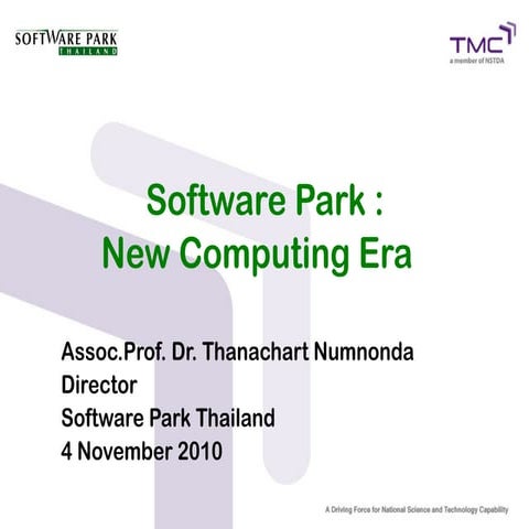Software Park Thailand : Vision & Mission 2011