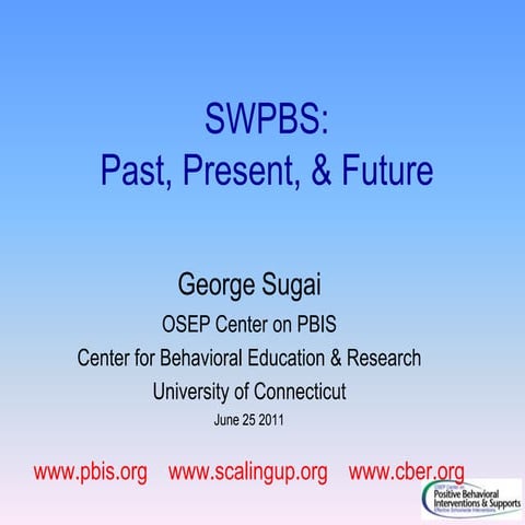Swpbs past present future