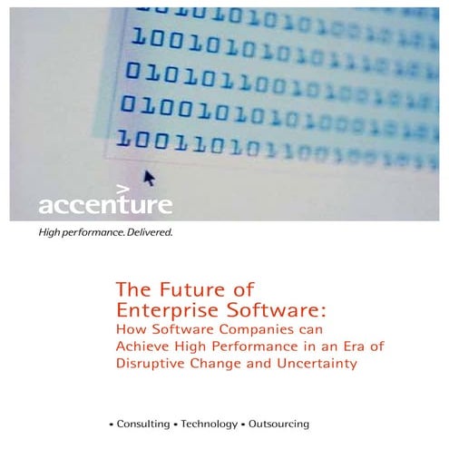 The Future of Enterprise Software - How Software Companies can Achieve High P...
