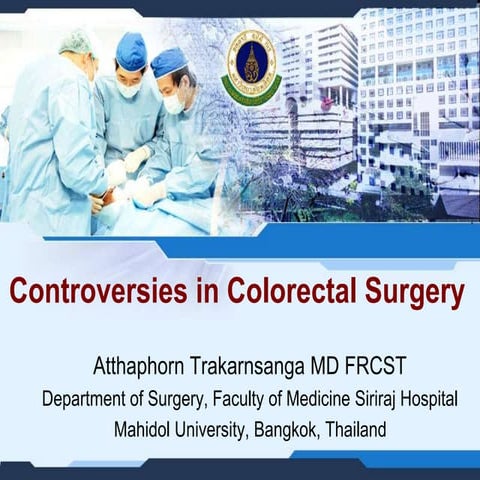 Controversies in Colorectal Cancer