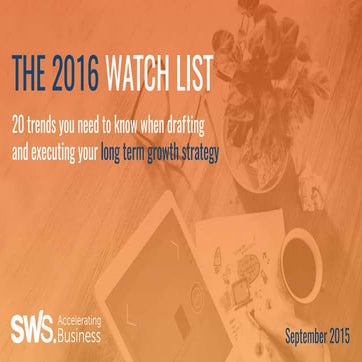The 2016 Watch List