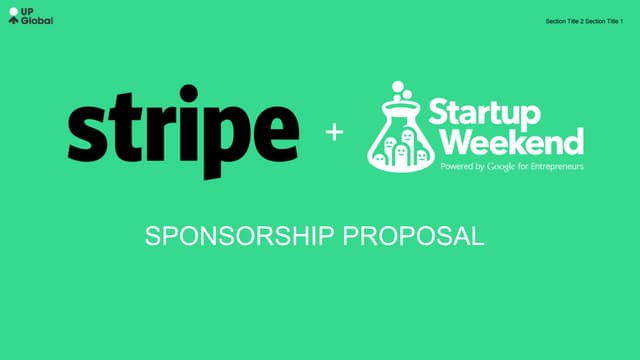 Sponsor Startup Weekend San Diego