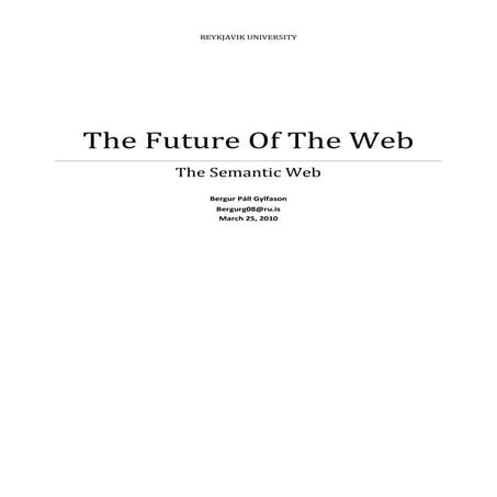 Sw semantic web