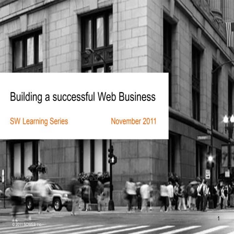 Building a Successful Web Business