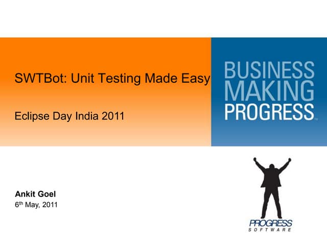 SwtBot: Unit Testing Made Easy