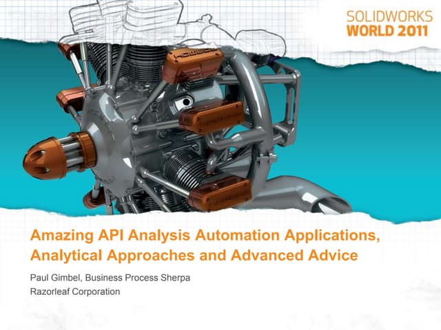 Automating Analysis with the API
