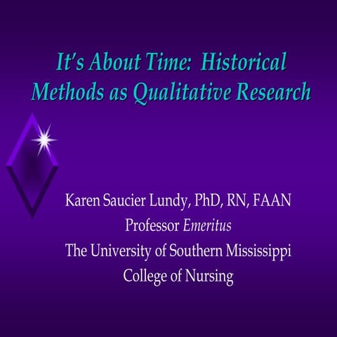 It’s about time history as method phdclass