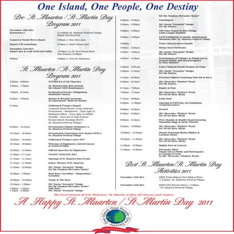 Sxm day program 2011