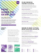 PSFK Guide to SXSW 2017