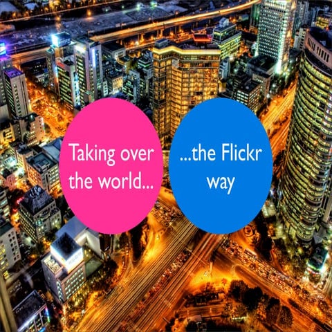 "Taking Over the World the Flickr Way" (SXSW 2008)