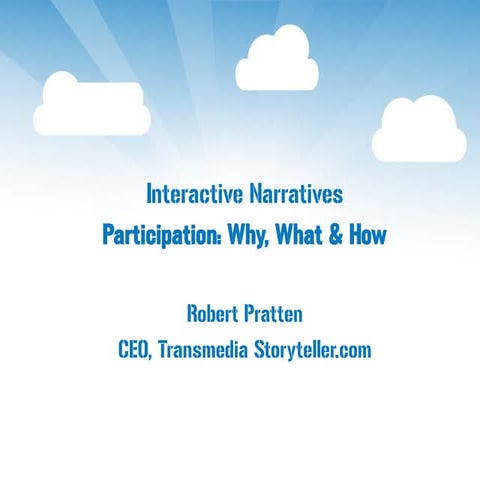 Participation for Interactive Narratives
