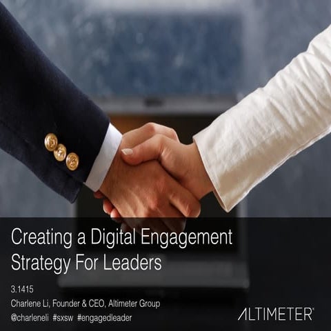 "The Engaged Leader" at SXSW Interactive