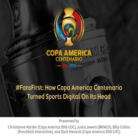 #FansFirst: How Copa America Centenario Turned Sports Digital On Its Head
