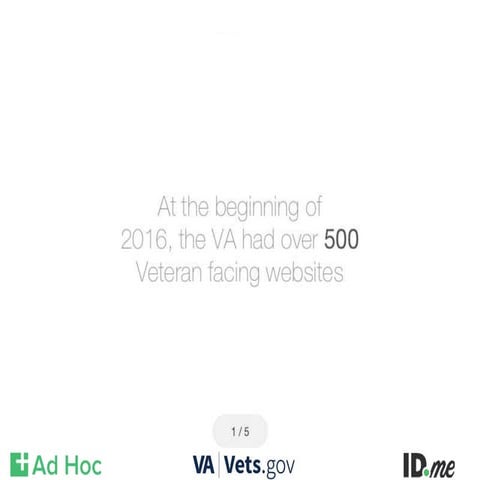 Empowering Veterans TO Access VA through Vets.gov