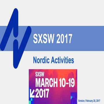 Nordics at SXSW 2017