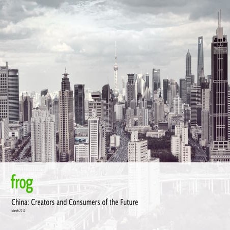 China: Creators and Consumers of the Future