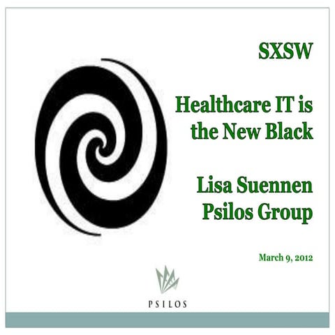 Healthcare IT is the New Black