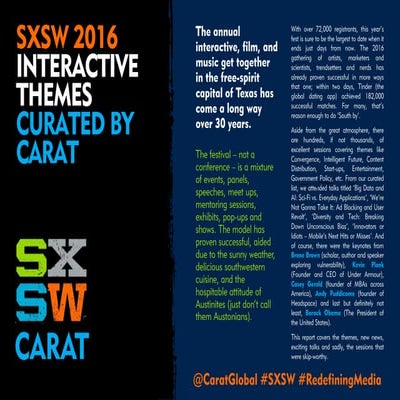 SXSW Interactive Curated By Carat