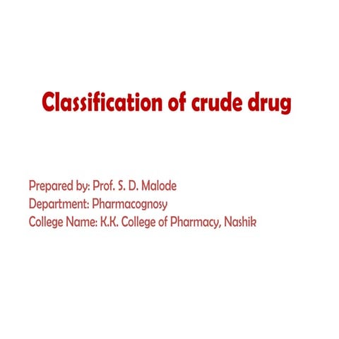 SY - Pcog I - Classification of crude drug.pdf