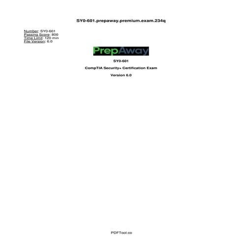 SY-601-PreAwayComTIA Security + - DUMP.pdf