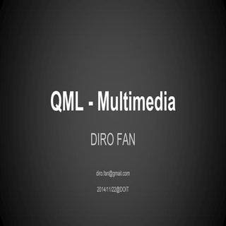 Qml 培訓課程   multi media