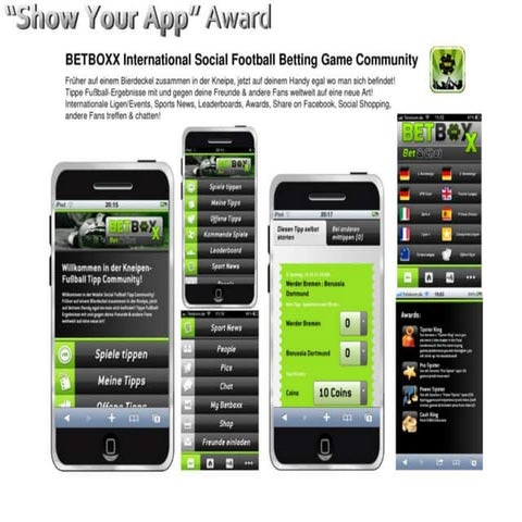 Show Your App Award 2012 Submissions